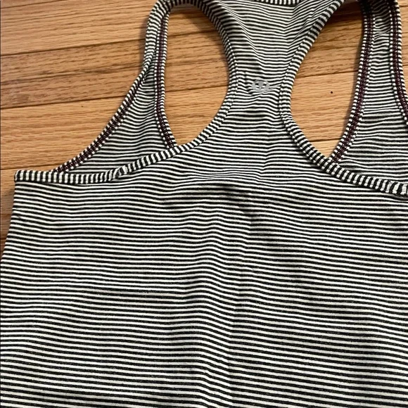 Lululemon Striped Racerback Tank Top 8 - Picture 6 of 7